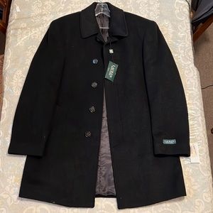 Ralph Lauren Coat, Black, 40R